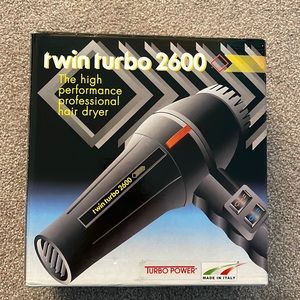 Twin turbo 2600 professional hair dryer